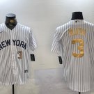 Men's New York Yankees #3 Babe Ruth White Pinstripe Fashion Cool Base Jersey