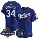 Men's LAD Active Player Cuatom Royal 2024 World Series Jersey