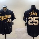 Men's LAD #25 Tommy Edman Black Gold Limited Stitched Player Jersey