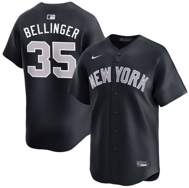 Men's New York Yankees #35 Cody Bellinger Navy 2024 Alternate Limited Jersey