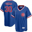 Mens CHC #30 Kyle Tucker Nike Royal Pullover Cooperstown Jersey