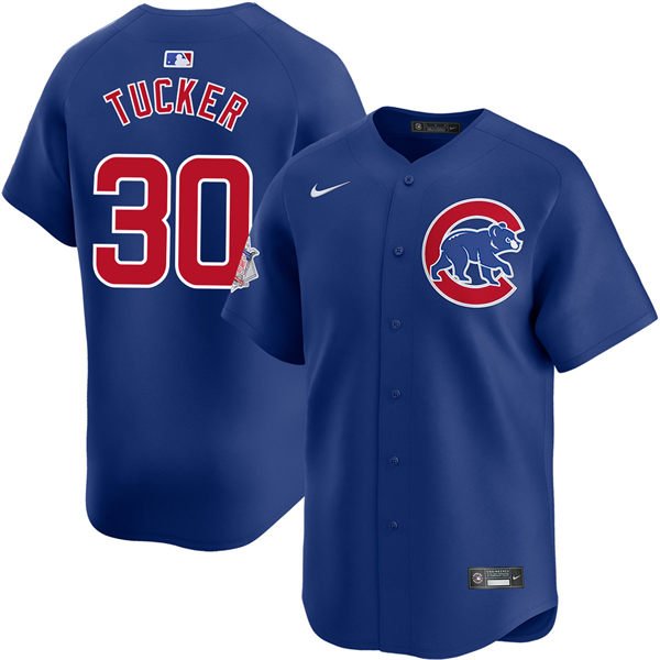 Mens CHC #30 Kyle Tucker Royal Alternate Limited Player Jersey