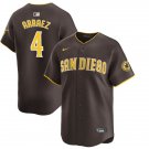 Men's SDP #4 Luis Arraez Nike Brown Away Limited Jersey