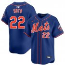 Men's New York Mets #22 Juan Soto Royal 2024 Alternate Limited Stitched Jersey