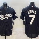 Men's Los Angeles Dodgers #7 Blake Snell Black Cool Base Stitched Player Jersey