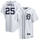 Men's DET #25 Gleyber Torres White Cool Base Stitched Player Jersey