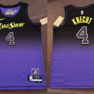 Men's Youth Lakers #4 Dalton Knecht Basketball City Jersey Purple 2024 2025
