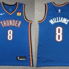 Men's & Youth Oklahoma City Thunder #8 Jalen Williams Basketball Jersey Blue