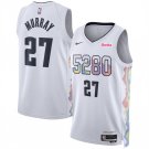 Men's Youth Nuggets #27 Jamal Murray White 2025 City Edition Swingman Stitched Jersey
