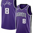 Men's Youth Sacramento Kings #8 Zach LaVine Purple 2025 Classic Edition Stitched Basketball Jersey