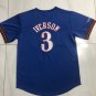 Men's 76ers #3 Allen Iverson MITCHELL & NESS Basketball Short Sleeve Blue Royal