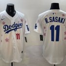 LAD X Takashi Murakami Tokyo #11 Roki Sasaki Jersey White
