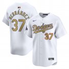 Los Angeles Dodgers #37 Teoscar Hernández Champion version Jersey White