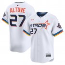 Any Size Astros #27 Jose Altuve City Connect Player Jersey White