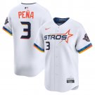 Any Size Astros #3 Jeremy Pena City Connect Player Jersey White