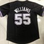 Men's Sacramento Kings #55 Jason Williams MITCHELL & NESS Basketball Short Sleeve Black