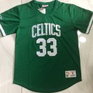 Men's Celtics #33 Larry Bird MITCHELL & NESS Basketball Short Sleeve Green