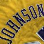 Men's Lakers #32 Magic Johnson Retro Basketball Stitched Short sleeve Yellow