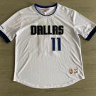 Men's Mavericks #11 Kyrie Irving MITCHELL & NESS Basketball Short Sleeve White