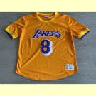Men's Los Angeles Lakers Kobe Bryant Mitchell & Ness Basketball Short Sleeve Gold AU