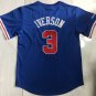 Men's 76ers #3 Allen Iverson MITCHELL & NESS Basketball Short Sleeve Blue