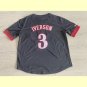 Men's 76ers #3 Allen Iverson MITCHELL & NESS Basketball Short Sleeve Black