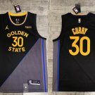 Men's Youth Warriors #30 Stephen Curry City Edition Jersey Navy Blue