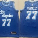 Men's Lakers #77 Luka Dončić Luka Doncic Stitched Jersey Lighte Blue