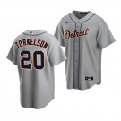 Any Size Detroit Tigers #20 Spencer Torkelson Grey Cool Player Jersey