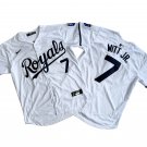 Men's Kansas City Royals Bobby Witt Jr. Nike White Home Limited Player Jersey