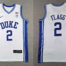 Mens Duke Blue Devils #2 Cooper Flagg White College Basketball Jersey
