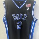 Mens Duke Blue Devils #2 Cooper Flagg Black College Basketball Jersey