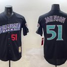 Diamondbacks #51 Randy Johnson Throwback Jersey Black