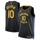 Men's Youth Warriors #10 Jimmy Bulter III 2025 City Basketball Jersey Black