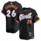 Men's SFG #26 Matt Chapman Anthracite 2025 City Connect Limited Stitched Jersey