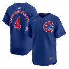 Men's CHC #4 Pete Crow-Armstrong Royal Limited Stitched Player Jersey