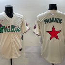 Men's PHI Phanatic Cream Limited Stitched Jersey