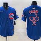 Men's CHC Royal Harry Caray 'Holy Cow' Patch Limited Stitched Player Jersey