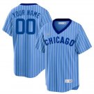 Men's Chicago Cubs Active Player Custom Blue Cooperstown Stitched Jersey