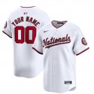 Any Size Washington Nationals Custom Baseball Jersey White