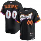 Any Size San Francisco Giants Custom Nike Anthracite 2025 City Connect 2.0 Limited Jersey