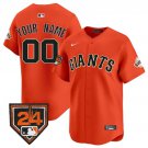 Men's San Francisco Giants ACTIVE PLAYER Custom Orange 2024 Spring Training Jersey