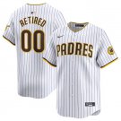 Any Size San Diego Padres Custom Name & Number Baseball Jersey White