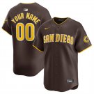 Any Size San Diego Padres Custom Name 2024 Away Baseball Jersey Brown