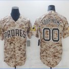 Any Size San Diego Padres Customized Name & Number Camo Cool Baseball Jersey