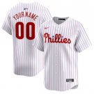 Any Size Philadelphia Phillies Custom Baseball Jersey White