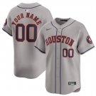 Any Size Houston Astros Custom 2024 Away Baseball Jersey Gray