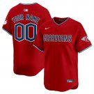 Any Size Cleveland Guardians Custom Cool Baseball Jersey Red