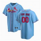Any Size St. Louis Cardinals Custom Baseball Jersey Light Blue
