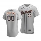 Men's Detroit Tigers Custom Flex Base Jersey Gray